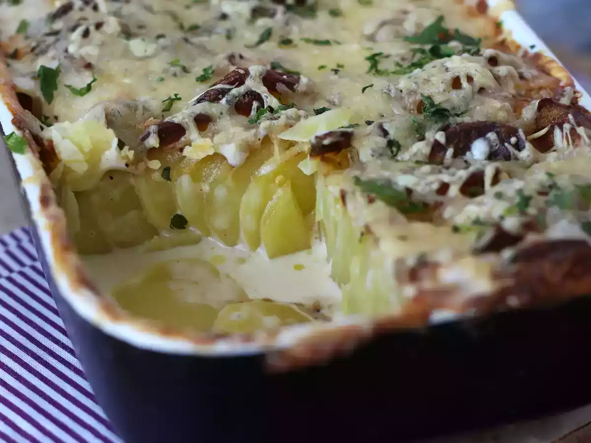 Zapiekanka ziemniaczana w frytkownicy powietrznej - zdjęcie 4