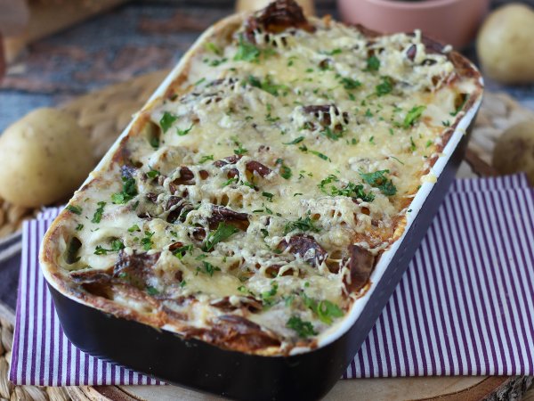 Przepis Zapiekanka ziemniaczana w frytkownicy powietrznej