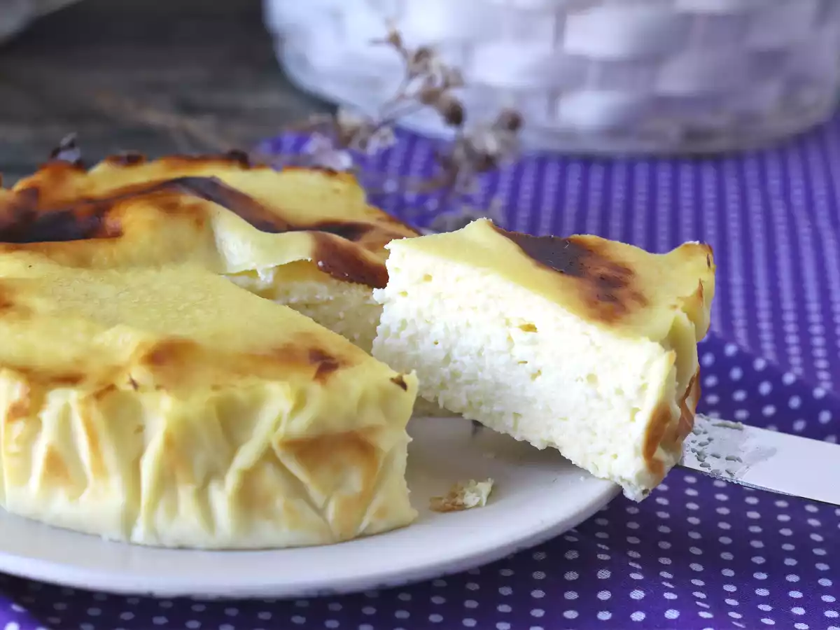 Zdrowy sernik we frytkownicy powietrznej - zdjęcie 2