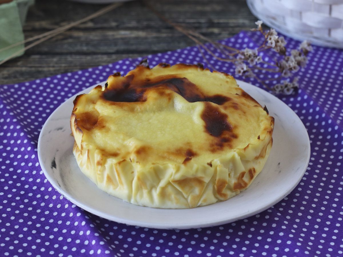 Zdrowy sernik we frytkownicy powietrznej - zdjęcie 4