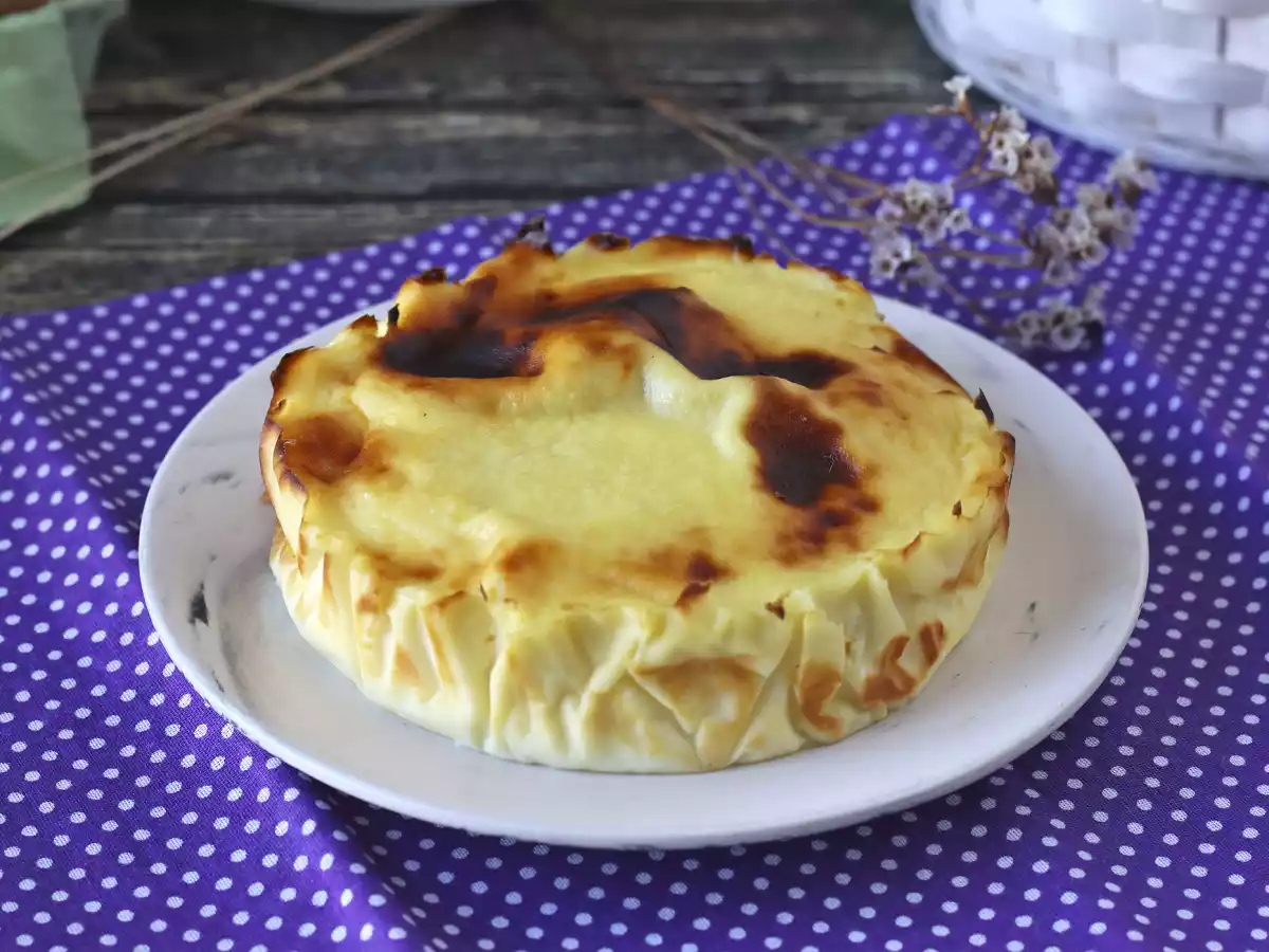Zdrowy sernik we frytkownicy powietrznej - zdjęcie 4