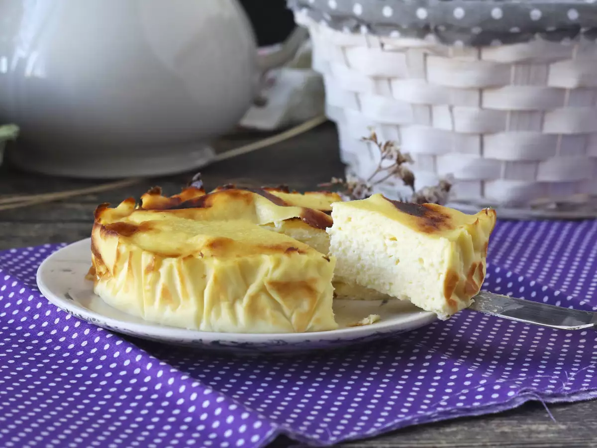 Zdrowy sernik z ricotty z frytkownicy beztłuszczowej - zdjęcie 3