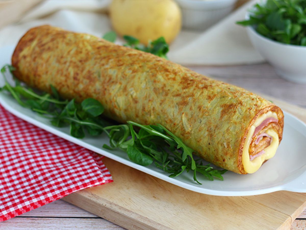 Ziemniaczany rolad z serem Raclette de Savoie i szynką - zdjęcie 2