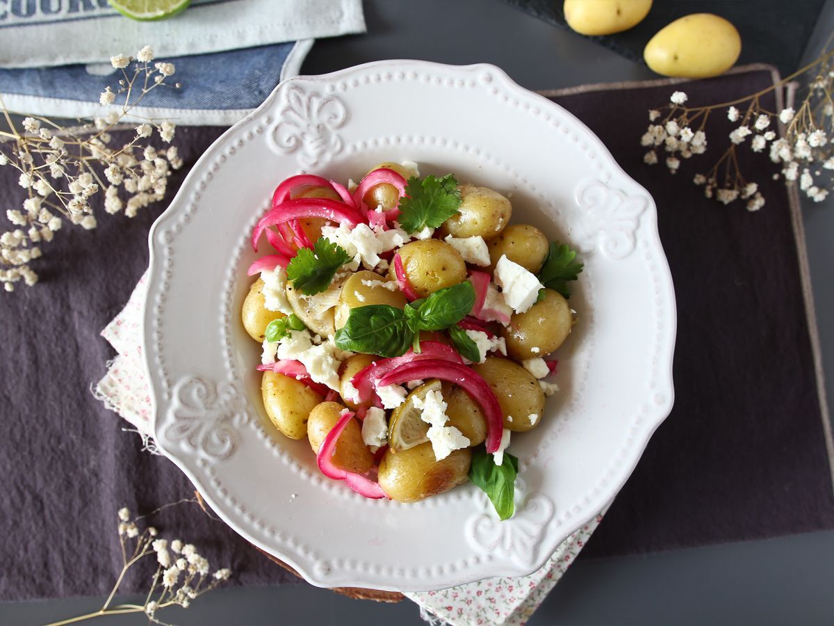 Ziemniaki en papillote z cytryną i fetą - zdjęcie 2