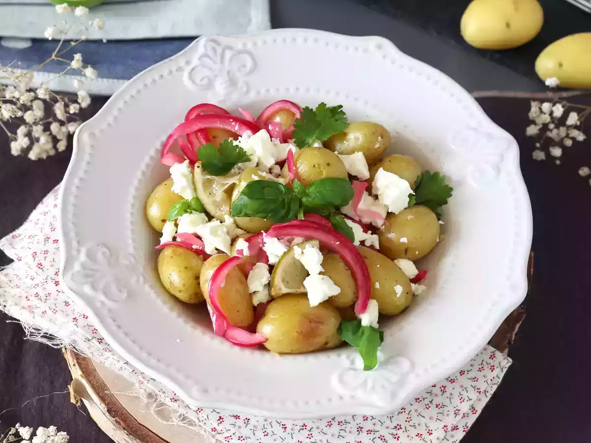 Ziemniaki en papillote z cytryną i fetą - zdjęcie 5
