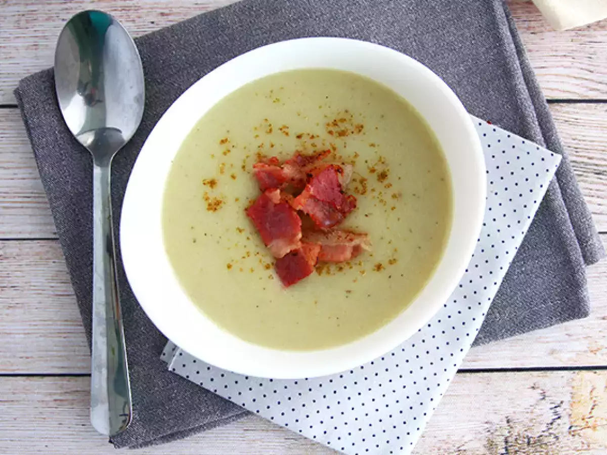 Zupa-krem z topinamburu, ziemniaków i boczku - zdjęcie 2