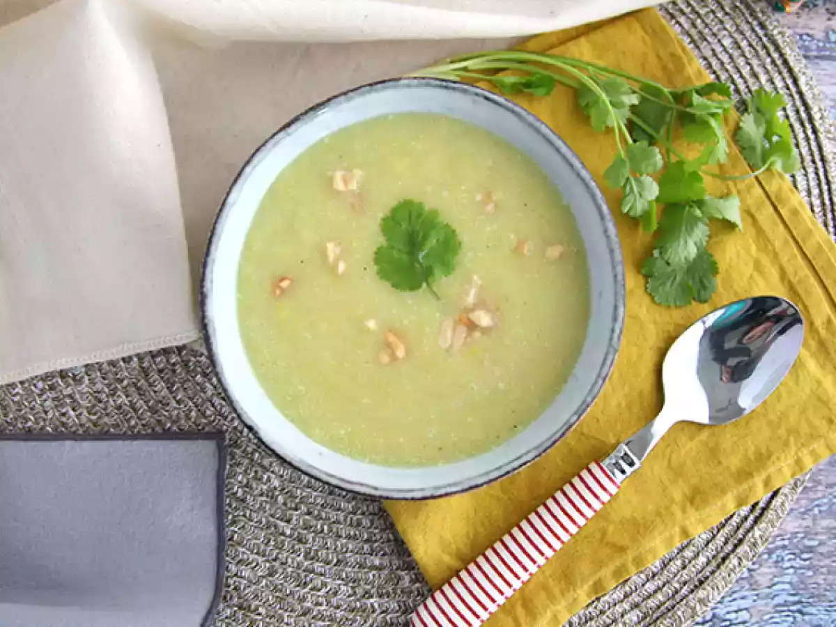 Zupa z porów, mleka kokosowego i curry - zdjęcie 3